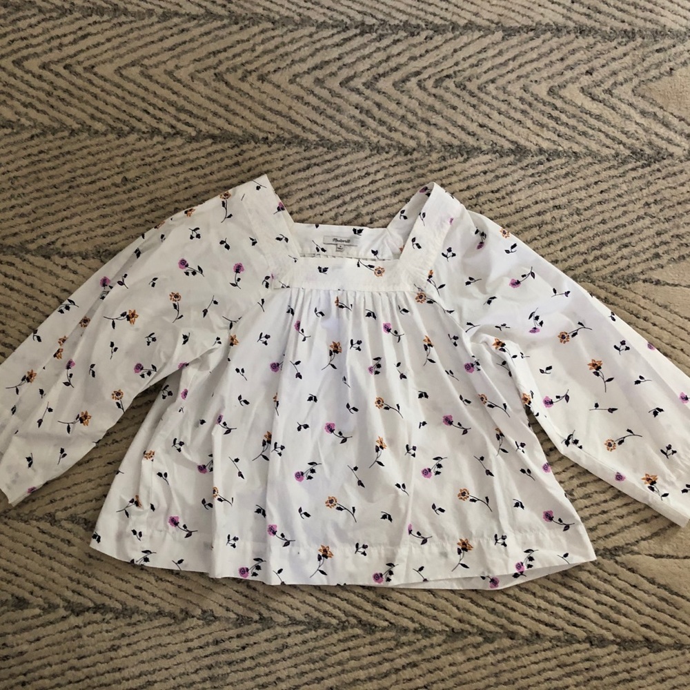 Madewell Floral Print Blouse